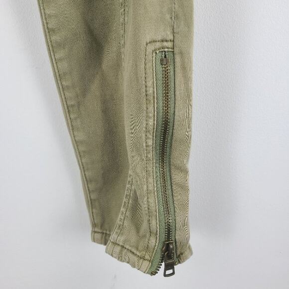 Armani Exchange womens pants jeans leg zipper sz 2 - Picture 3 of 8